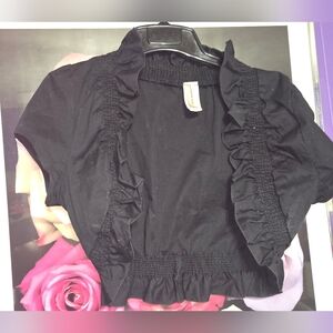 Fashion Love Crop Bolero Jacket Jrs M